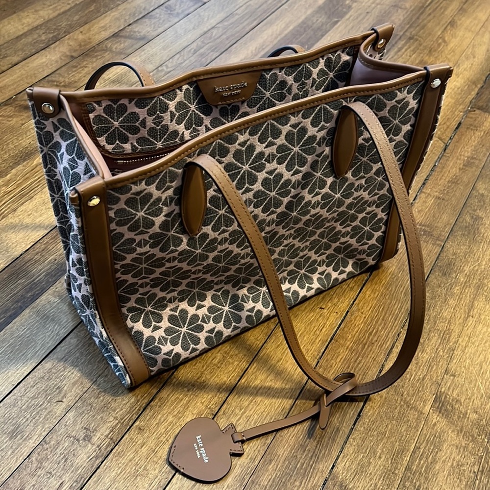 Kate Spade Flower Jacquard Market Tote